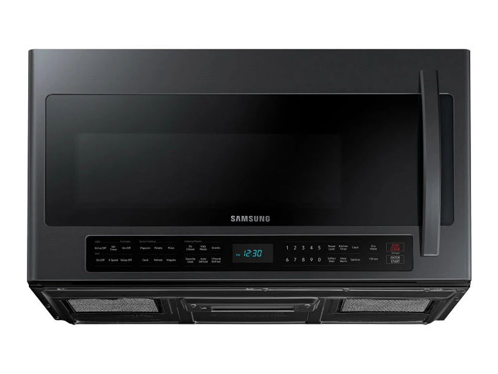 ME21R7051SG/AA | 2.1 cu. ft. Over-the-Range Microwave with Sensor Cooking in Fingerprint Resistant Black Stainless Steel | Samsung Business US