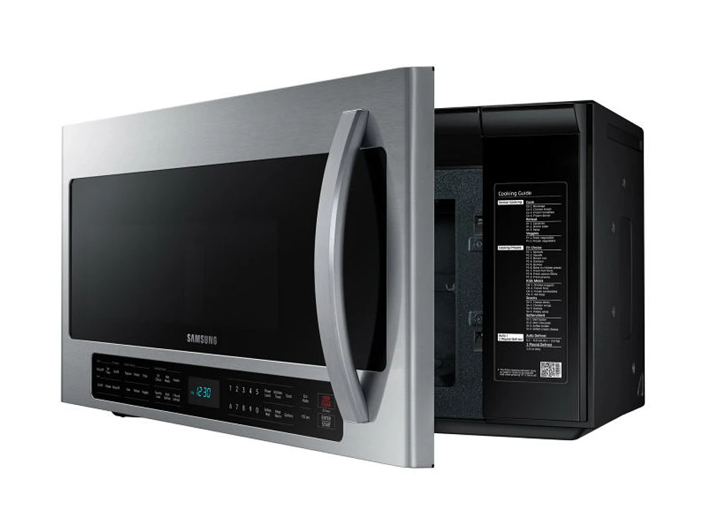 ME21R7051SS/AA | 2.1 cu. ft. Over-the-Range Microwave with Sensor Cooking in Fingerprint Resistant Stainless Steel | Samsung Business US