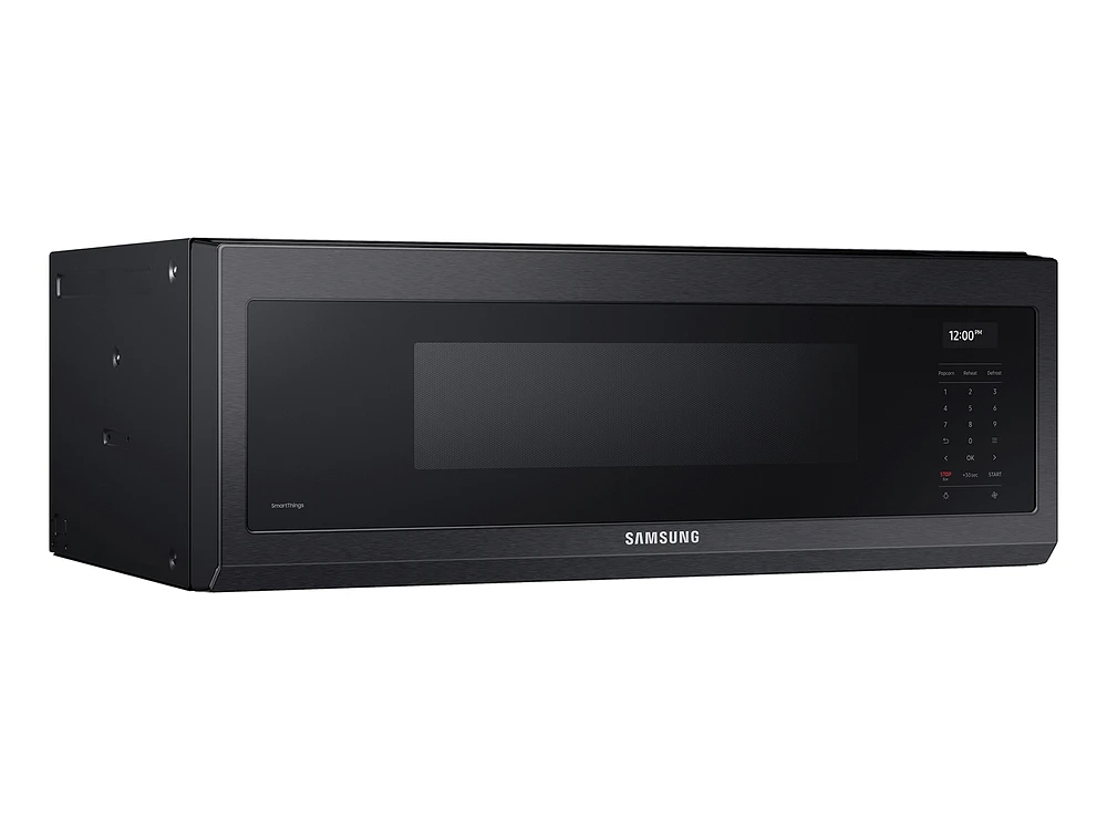 ME11A7710DG/AA | 1.1 cu. ft. Smart SLIM Over-the-Range Microwave with 550 CFM Hood Ventilation, Wi-Fi & Voice Control in Black Stainless Steel | Samsung Business US