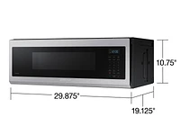 ME11A7510DS/AA | 1.1 cu. ft. Smart SLIM Over-the-Range Microwave with 400 CFM Hood Ventilation, Wi-Fi & Voice Control in Stainless Steel | Samsung Business US