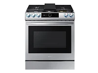 NX60T8711SS/AA | 6.0 cu ft. Smart Slide-in Gas Range with Smart Dial & Air Fry in Stainless Steel | Samsung Business US