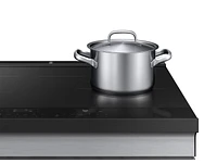 Bespoke Smart Slide-In Induction Range 6.3 cu. ft. in Stainless Steel with Anti-Scratch Glass Cooktop | Samsung US