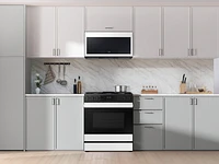 Samsung  Bespoke Smart Slide-In Gas Range 6.0 cu. ft. in White Glass with Air Fry & Precision Knobs | Samsung Business US