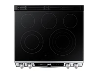 NE63T8711SS/AA | 6.3 cu ft. Smart Slide-in Electric Range with Smart Dial & Air Fry in Stainless Steel | Samsung Business US