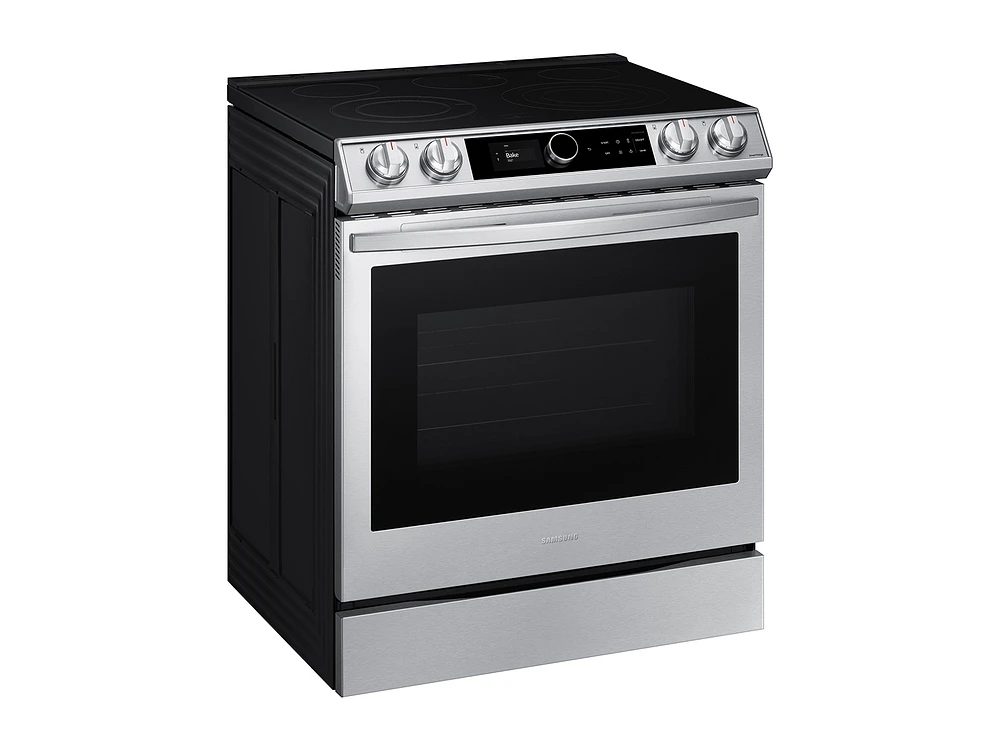 NE63T8711SS/AA | 6.3 cu ft. Smart Slide-in Electric Range with Smart Dial & Air Fry in Stainless Steel | Samsung Business US