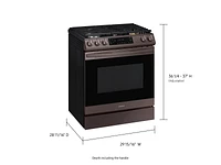 6.0 cu ft. Smart Slide-in Gas Range with Air Fry in Tuscan Stainless Steel Ranges - NX60T8511ST/AA | Samsung US