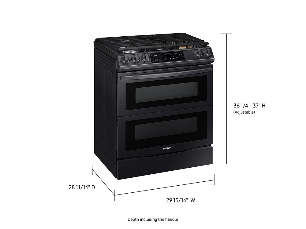 cu ft. Smart Slide-in Gas Range with Flex Duo™, Smart Dial & Air Fry in Stainless Steel Ranges