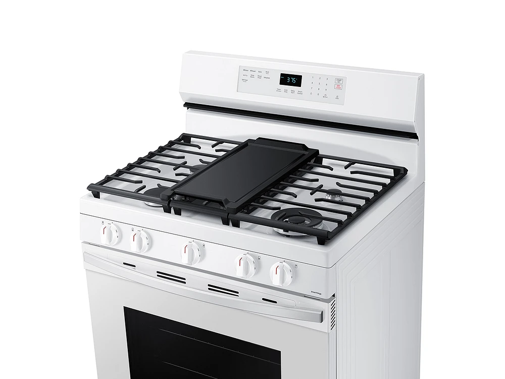 6.0 cu. ft. Smart Freestanding Gas Range with Integrated Griddle in Ranges