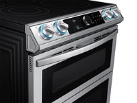 NE63T8751SS/AA | 6.3 cu ft. Smart Slide-in Electric Range with Smart Dial, Air Fry, & Flex Duo™ in Stainless Steel | Samsung Business US