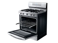 5.8 cu. ft. Gas Range with True Convection Ranges - NX58F5700WS/AA | Samsung US