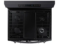 NX60A6751SG/AA | 6.0 cu. ft. Smart Freestanding Gas Range with Flex Duo™ & Air Fry in Black Stainless Steel | Samsung Business US