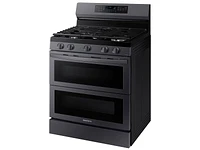 NX60A6751SG/AA | 6.0 cu. ft. Smart Freestanding Gas Range with Flex Duo™ & Air Fry in Black Stainless Steel | Samsung Business US