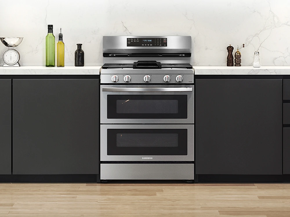 NX60A6751SS/AA | 6.0 cu. ft. Smart Freestanding Gas Range with Flex Duo™, Stainless Cooktop & Air Fry in Stainless Steel | Samsung Business US