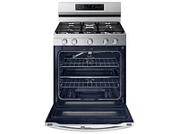 NX60A6751SS/AA | 6.0 cu. ft. Smart Freestanding Gas Range with Flex Duo™, Stainless Cooktop & Air Fry in Stainless Steel | Samsung Business US