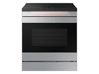 Bespoke 6.3 cu. ft. Smart Slide-In Induction Range with AI Home & Smart Oven Camera in Stainless Steel | Samsung US