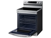 NE63A6111SS/AA | 6.3 cu. ft. Smart Freestanding Electric Range with Steam Clean in Stainless Steel | Samsung Business US