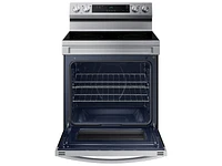 NE63A6111SS/AA | 6.3 cu. ft. Smart Freestanding Electric Range with Steam Clean in Stainless Steel | Samsung Business US