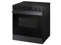 Bespoke Smart Slide-in Electric Range 6.3 cu. ft in Matte Black Steel with Precision Knobs | Samsung US