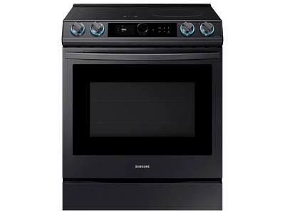 NE63T8911SG/AA | 6.3 cu. ft. Smart Slide-in Induction Range with Smart Dial & Air Fry in Black Stainless Steel | Samsung Business US