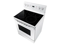 5.9 cu. ft. Freestanding Electric Range with Convection in White Ranges - NE59T4321SW/AA | Samsung US