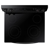 6.3 cu. ft. Smart Freestanding Electric Range with Steam Clean in Black Ranges - NE63A6111SB/AA | Samsung US