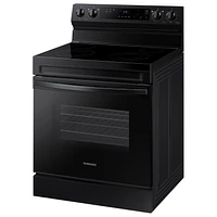 6.3 cu. ft. Smart Freestanding Electric Range with Steam Clean in Black Ranges - NE63A6111SB/AA | Samsung US