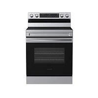 NE63A6111SS/AA | 6.3 cu. ft. Smart Freestanding Electric Range with Steam Clean in Stainless Steel | Samsung Business US