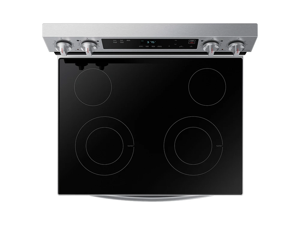 NE63A6111SS/AA | 6.3 cu. ft. Smart Freestanding Electric Range with Steam Clean in Stainless Steel | Samsung Business US