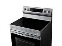 NE63A6111SS/AA | 6.3 cu. ft. Smart Freestanding Electric Range with Steam Clean in Stainless Steel | Samsung Business US