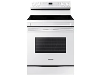 NE63A6111SW/AA | 6.3 cu. ft. Smart Freestanding Electric Range with Steam Clean in White | Samsung Business US