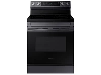 NE63A6311SG/AA | 6.3 cu. ft. Smart Freestanding Electric Range with Rapid Boil™ & Self Clean in Black Stainless Steel | Samsung Business US