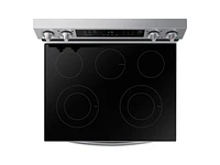 NE63A6311SS/AA | 6.3 cu. ft. Smart Freestanding Electric Range with Rapid Boil™ & Self Clean in Stainless Steel | Samsung Business US