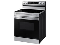 NE63A6311SS/AA | 6.3 cu. ft. Smart Freestanding Electric Range with Rapid Boil™ & Self Clean in Stainless Steel | Samsung Business US