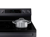 NE63A6511SG/AA | 6.3 cu. ft. Smart Freestanding Electric Range with No-Preheat Air Fry & Convection in Black Stainless Steel | Samsung Business US