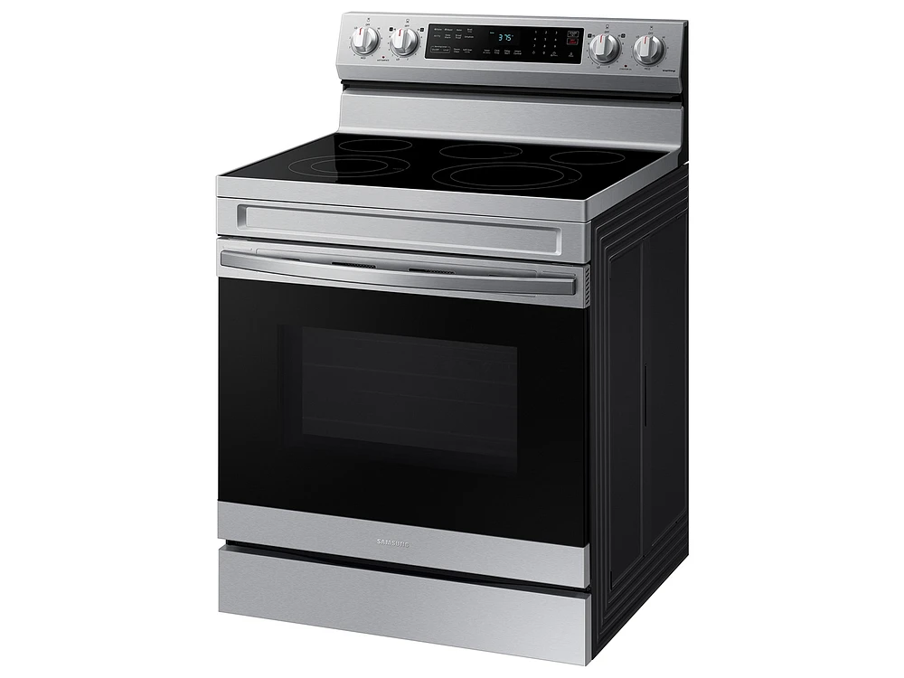 6.3 cu. ft. Smart Freestanding Electric Range with No-Preheat Air Fry & Convection in Stainless Steel Ranges