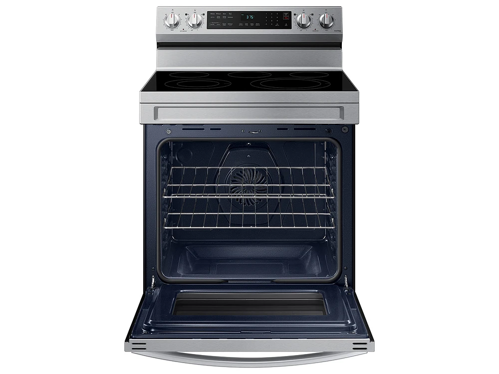 6.3 cu. ft. Smart Freestanding Electric Range with No-Preheat Air Fry & Convection in Stainless Steel Ranges