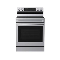 NE63A6711SS/AA | 6.3 cu. ft. Smart Freestanding Electric Range with No-Preheat Air Fry, Convection+ & Griddle in Stainless Steel | Samsung Business US