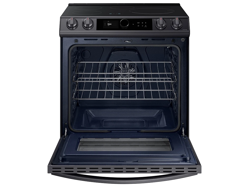 NE63T8911SG/AA | 6.3 cu. ft. Smart Slide-in Induction Range with Smart Dial & Air Fry in Black Stainless Steel | Samsung Business US