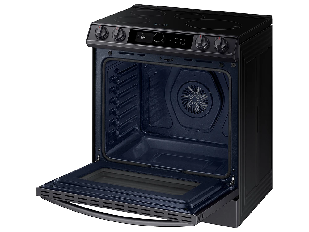 NE63T8911SG/AA | 6.3 cu. ft. Smart Slide-in Induction Range with Smart Dial & Air Fry in Black Stainless Steel | Samsung Business US