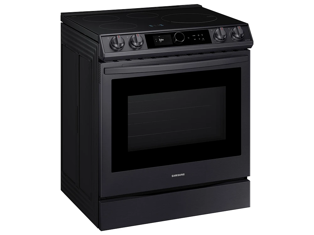 NE63T8911SG/AA | 6.3 cu. ft. Smart Slide-in Induction Range with Smart Dial & Air Fry in Black Stainless Steel | Samsung Business US