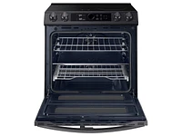 NE63T8951SG/AA | 6.3 cu. ft. Smart Slide-in Induction Range with Flex Duo™, Smart Dial & Air Fry in Black Stainless Steel | Samsung Business US