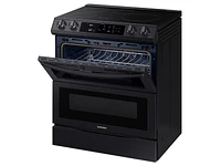 NE63T8951SG/AA | 6.3 cu. ft. Smart Slide-in Induction Range with Flex Duo™, Smart Dial & Air Fry in Black Stainless Steel | Samsung Business US