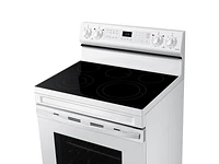 NE63A6511SW/AA | 6.3 cu. ft. Smart Freestanding Electric Range with No-Preheat Air Fry & Convection in White | Samsung Business US