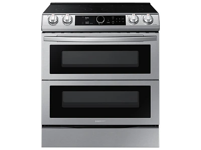 NE63T8751SS/AA | 6.3 cu ft. Smart Slide-in Electric Range with Smart Dial, Air Fry, & Flex Duo™ in Stainless Steel | Samsung Business US