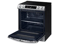 NE63T8751SS/AA | 6.3 cu ft. Smart Slide-in Electric Range with Smart Dial, Air Fry, & Flex Duo™ in Stainless Steel | Samsung Business US