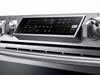 5.8 cu. ft. Slide-in Electric Range Ranges - NE58F9500SS/AA | Samsung US