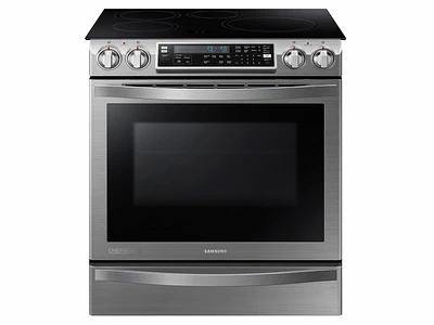 5.8 cu. ft. Slide-In Induction Chef Collection Range with Flex Duo™ Oven Ranges - NE58H9970WS/AA | Samsung US