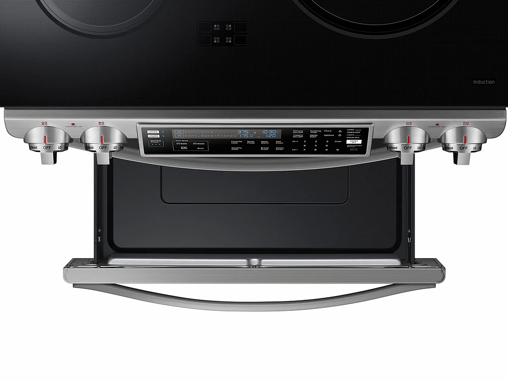 5.8 cu. ft. Slide-In Induction Chef Collection Range with Flex Duo™ Oven Ranges - NE58H9970WS/AA | Samsung US