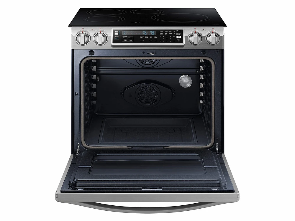 5.8 cu. ft. Slide-In Induction Chef Collection Range with Flex Duo™ Oven Ranges - NE58H9970WS/AA | Samsung US