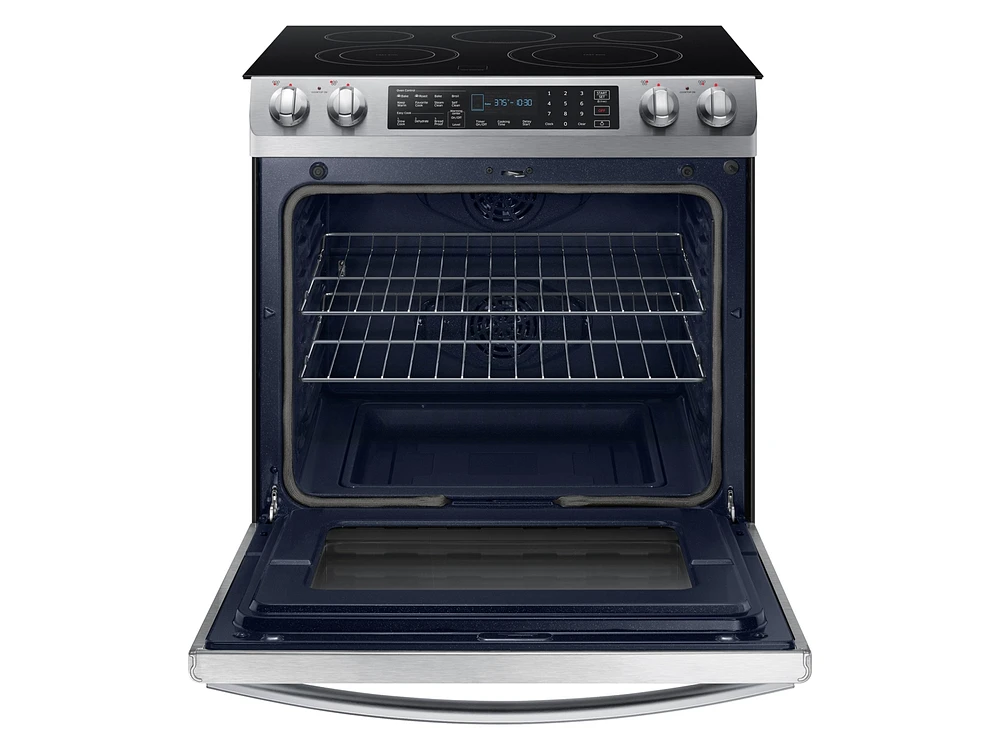 5.8 cu. ft. Slide-In Electric Range in Stainless Steel Range - NE58R9431SS/AA | Samsung US